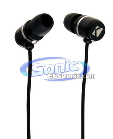 Kicker EB91B Black MicroFit In-Ear Headphones/EarBuds Image 1