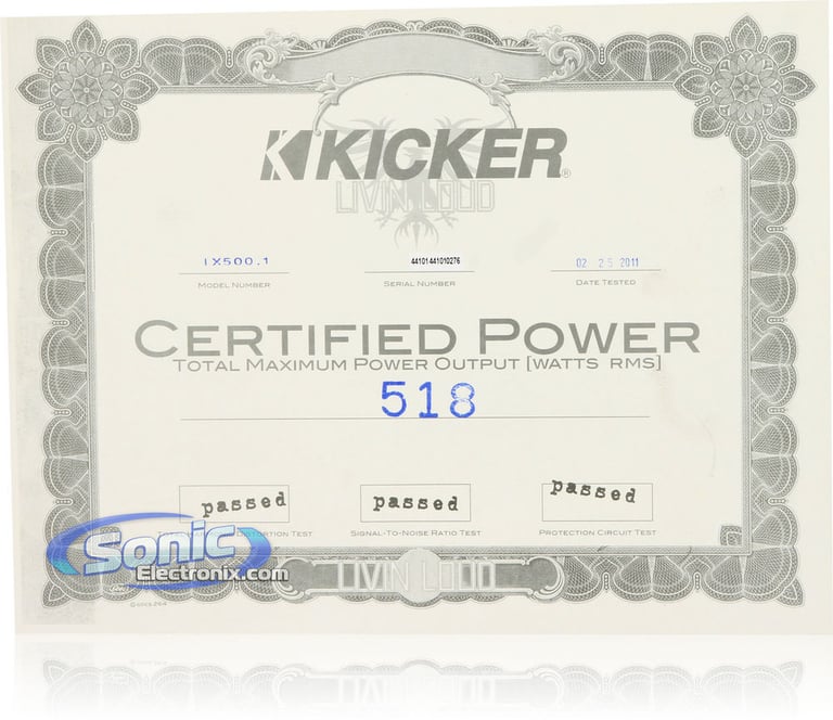 Kicker IX500.1 (11IX500.1) Image 8