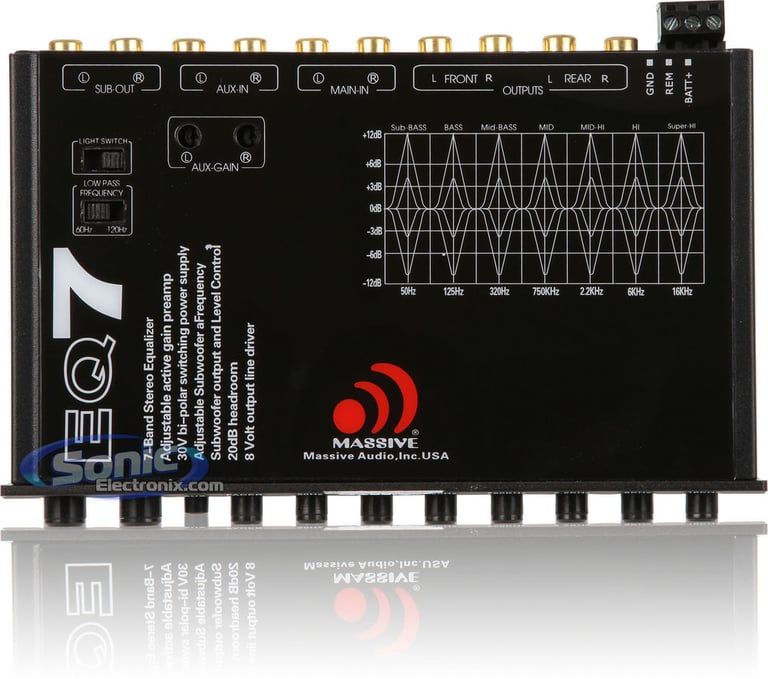 Massive Audio EQ 7 (Ships as new model EQ7X) Image 6