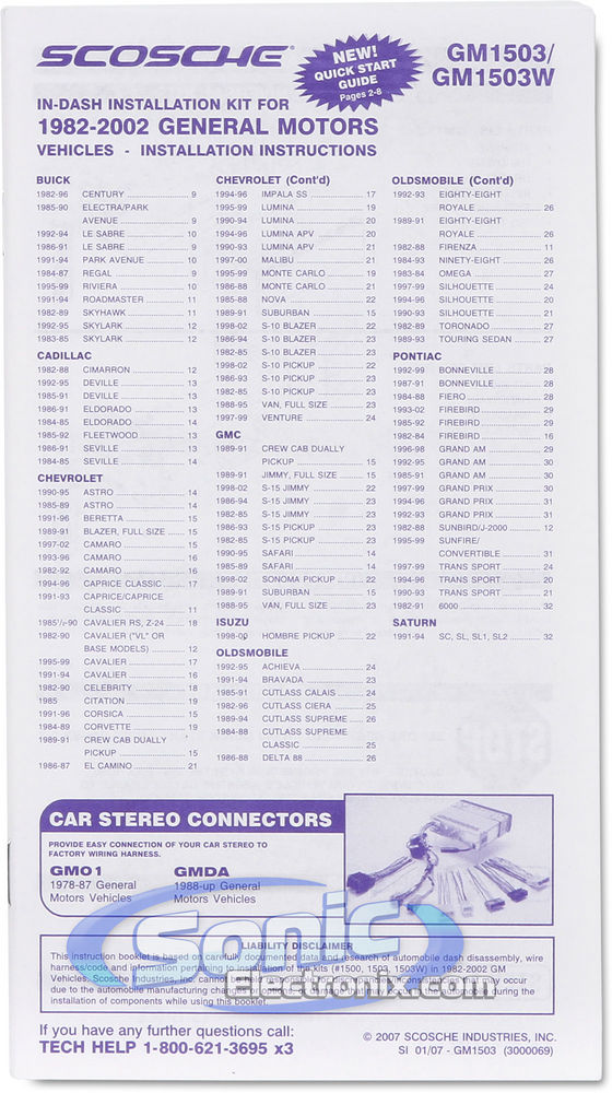 Scosche GM1503F Image 2