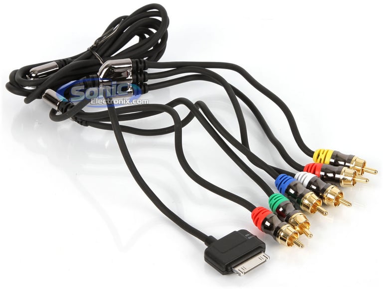 Scosche IPAVHDO sneakPEEK II Component/Composite Video iPad/iPhone Cable Image 1