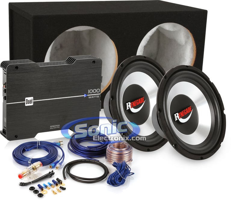 1000W Renegade + Dual Complete Bass Package Image 1