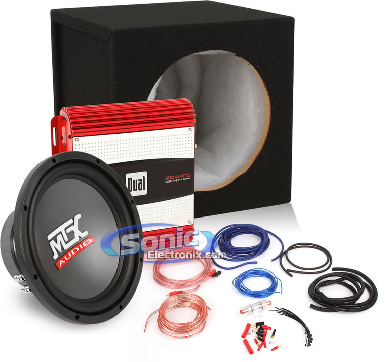 500W MTX Audio + Dual Complete Bass Package Image 1