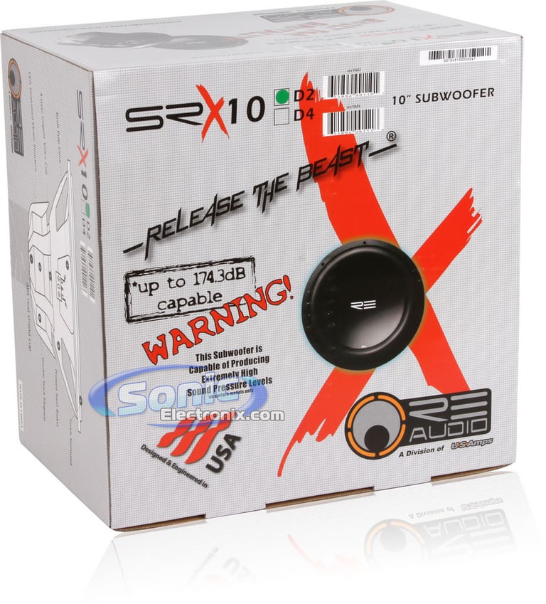 300W RE Audio SRX10D2 Subwoofer + RE Audio Enclosure Package Image 9