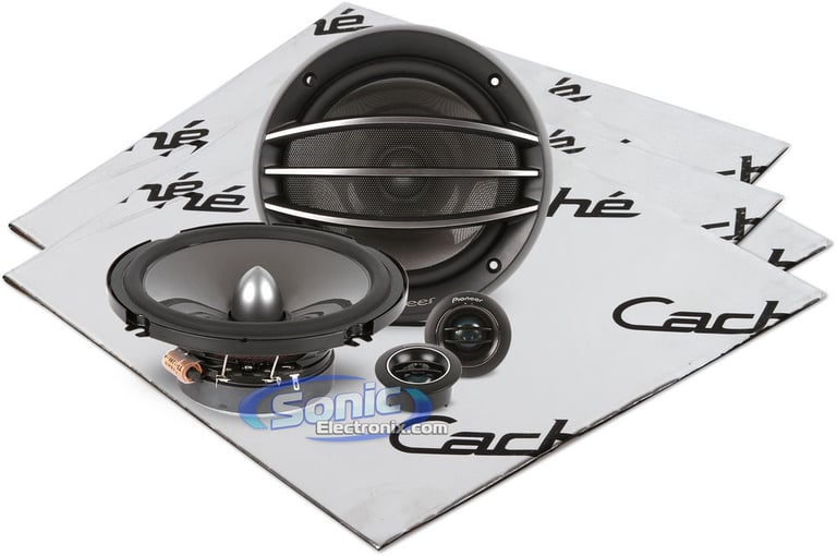 Pioneer TS-A1604C with Sound Dampener Image 1