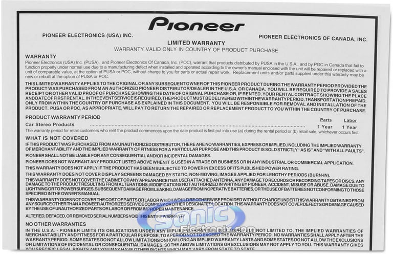 Pioneer TS-A4674R with Sound Dampener Image 11