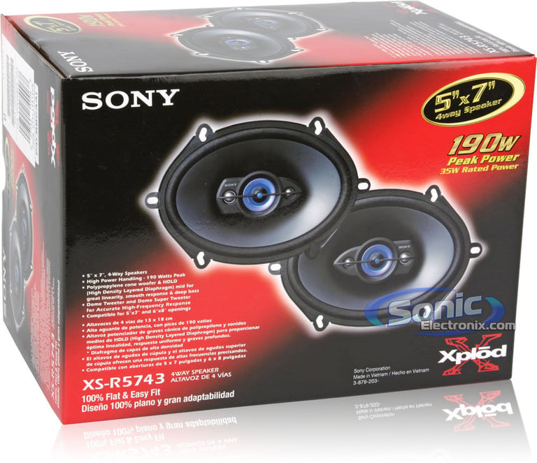 Sony XS-R5743 with Sound Dampener Image 8
