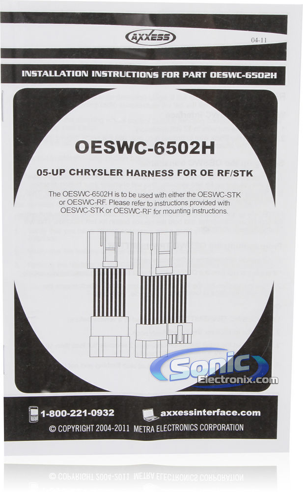 Axxess OESWC-6502H Image 2