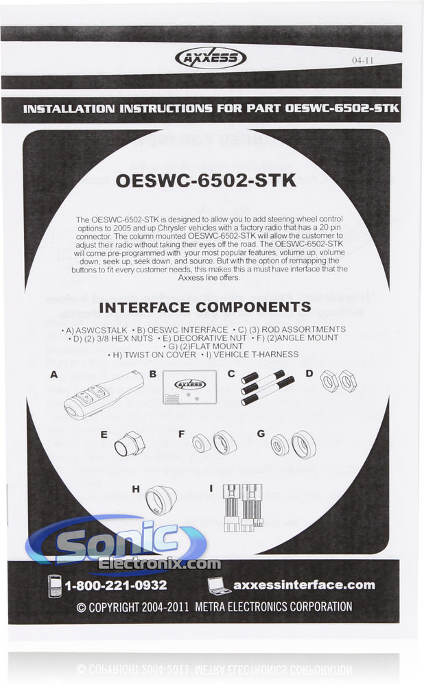 Axxess OESWC-6502-STK Image 7