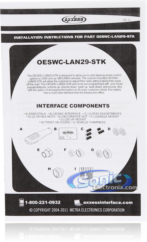 Axxess OESWC-LAN29-STK Image 9