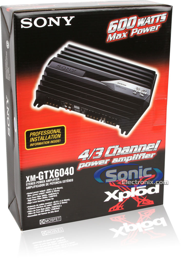 Sony XM-GTX6040 Image 7
