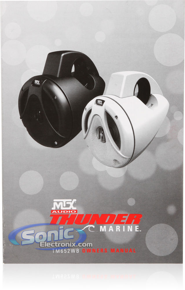 MTX Audio TM652WB-B 6.5" Thunder Marine Tower Speakers Image 10
