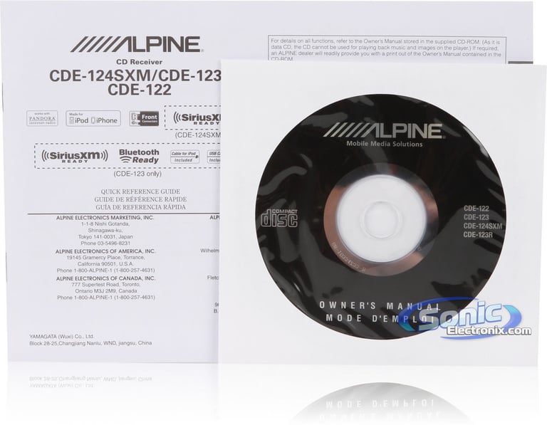 Alpine CDE-122 Image 6
