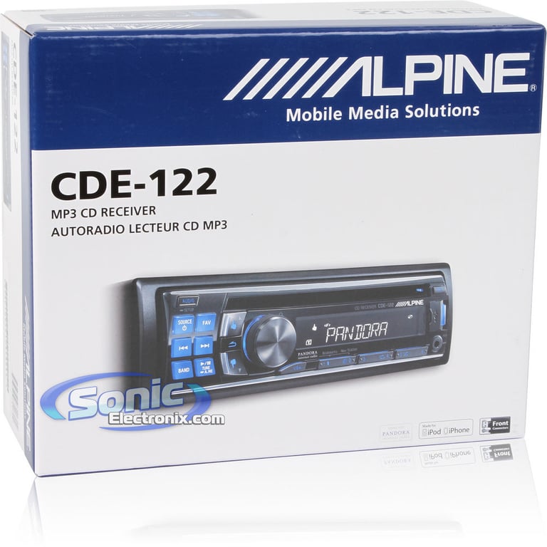 Alpine CDE-122 R/B Image 7