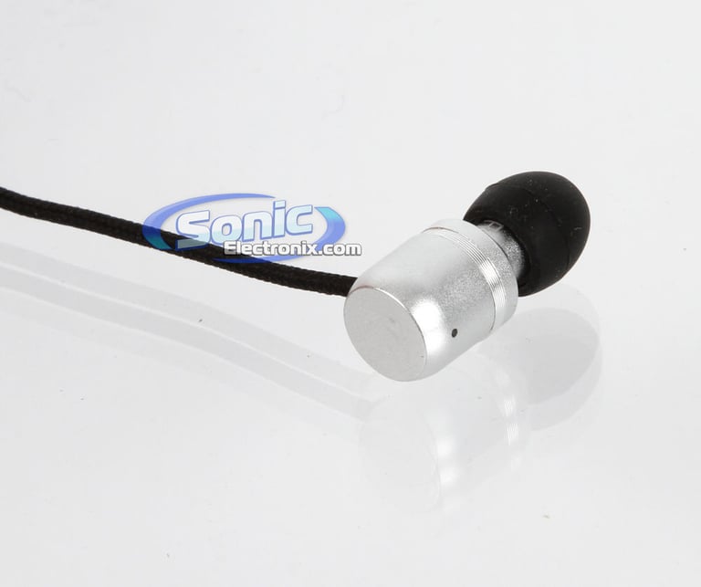 Kicker EB91S In-Ear Monitor Headphones Stereo Earbuds (EB91 Silver) Image 2