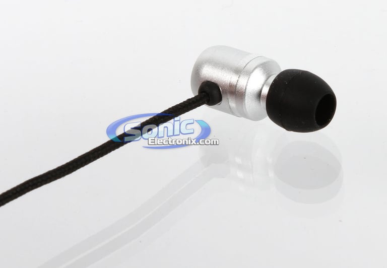 Kicker EB91S In-Ear Monitor Headphones Stereo Earbuds (EB91 Silver) Image 3