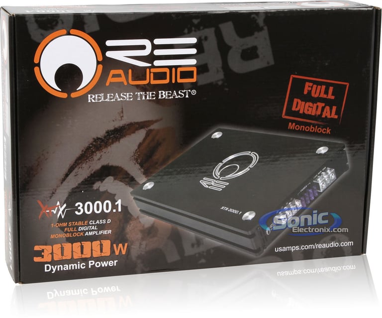 RE Audio XTX-3000.1 (XTX3000.1) R/B Image 9