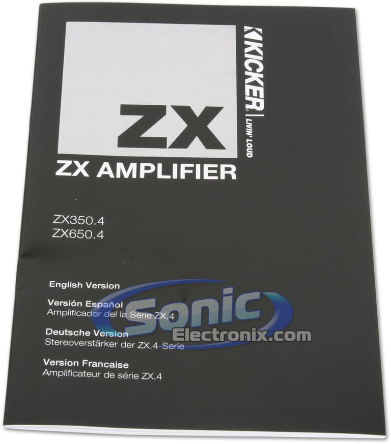 Kicker 11ZX3504 + Amplifier Kit Image 7