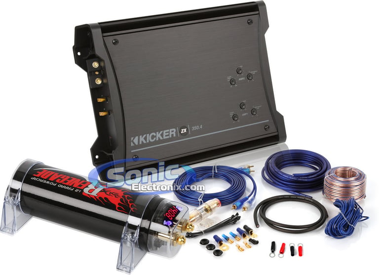 Kicker 11ZX3504 + Amplifier Kit Image 1