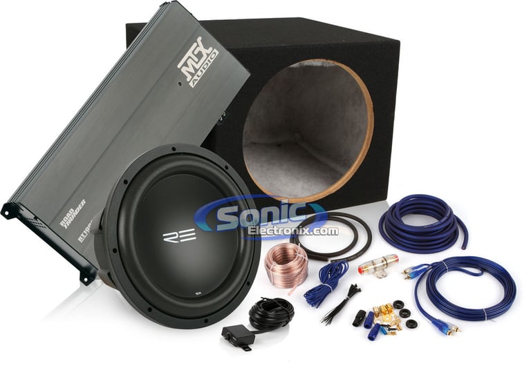 1000W RE Audio + MTX Audio Complete Bass Package Image 1
