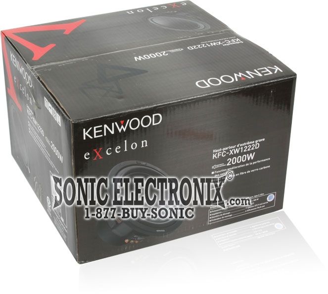 Kenwood eXcelon KFC-XW1222D Image 4