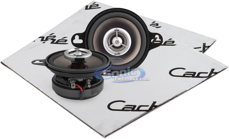 210W Polk Audio + Sound Dampening Material Bundle Image 1