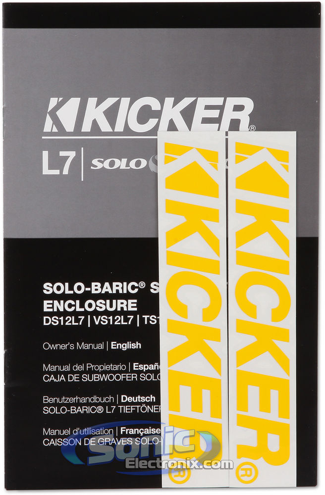 1200W Kicker 11TS10L72 + NVX Sound Dampening Material Bass Bundle Image 10