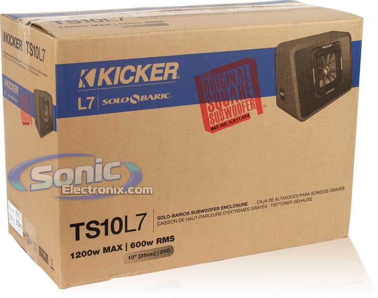1200W Kicker 11TS10L72 + NVX Sound Dampening Material Bass Bundle Image 11