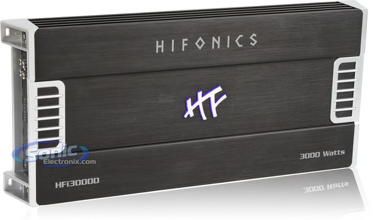 Hifonics HFi3000D + Amplifier Kit Bundle Image 2