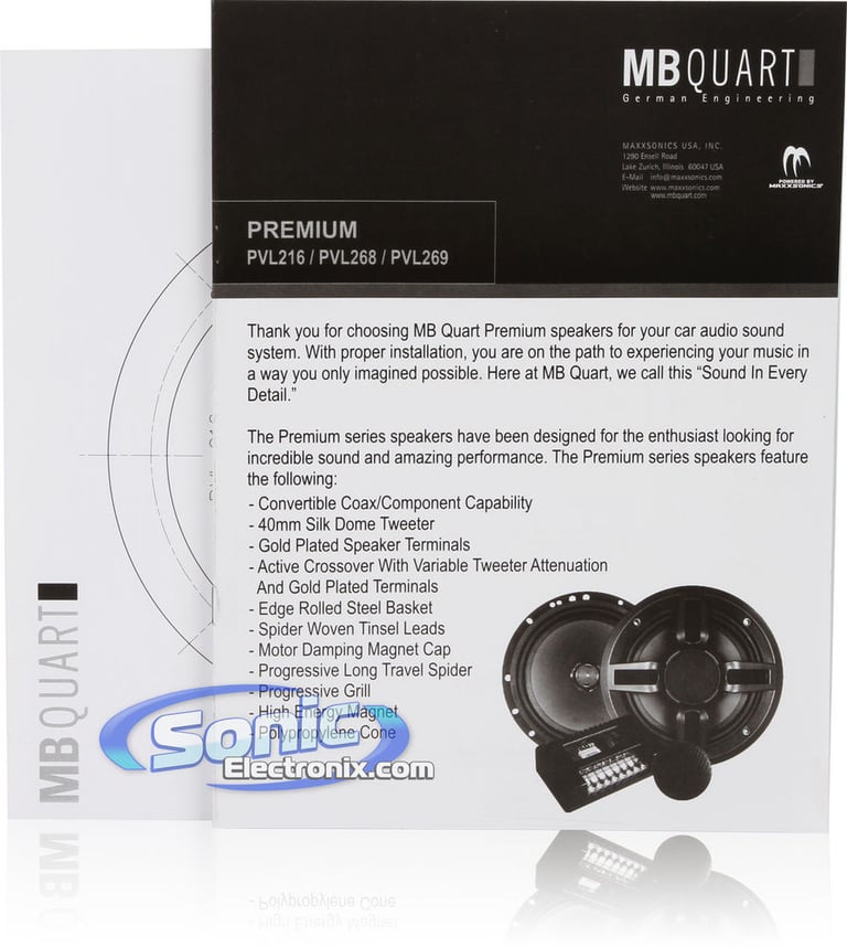 MB Quart PVL 216 with Sound Dampener Image 12