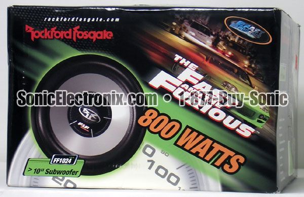 Rockford Fosgate FF1024 10" HE2 Fast and Furious FFS1024 Image 3