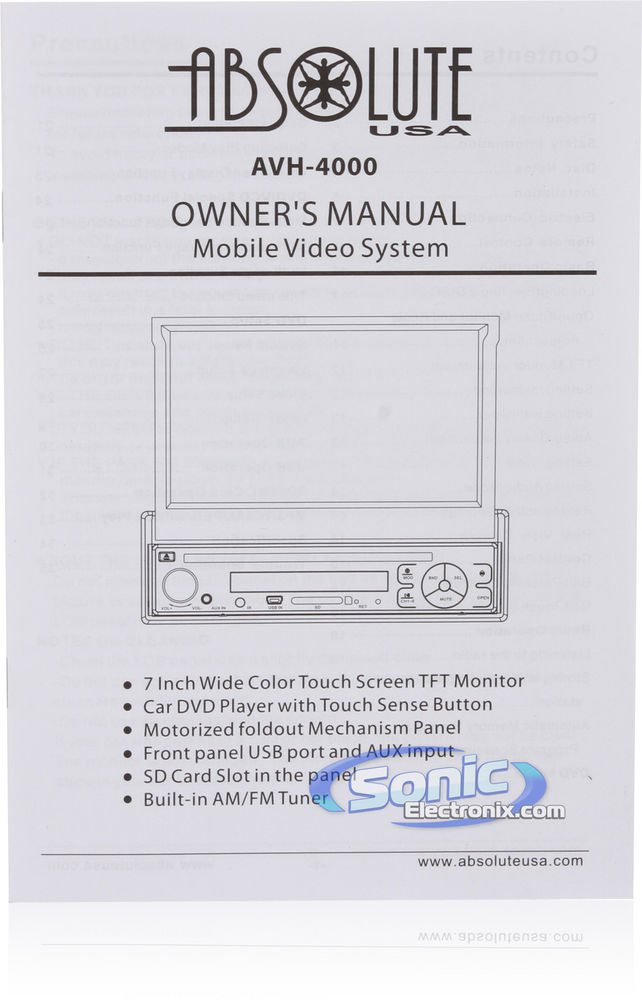 Absolute AVH4000 Image 9
