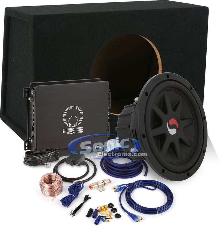 900W Kicker + RE Audio Complete Bass Package Image 1