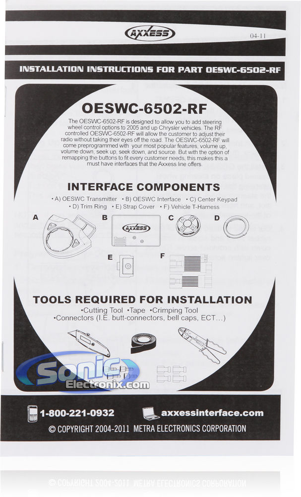 Axxess OESWC-6502-RF Image 8