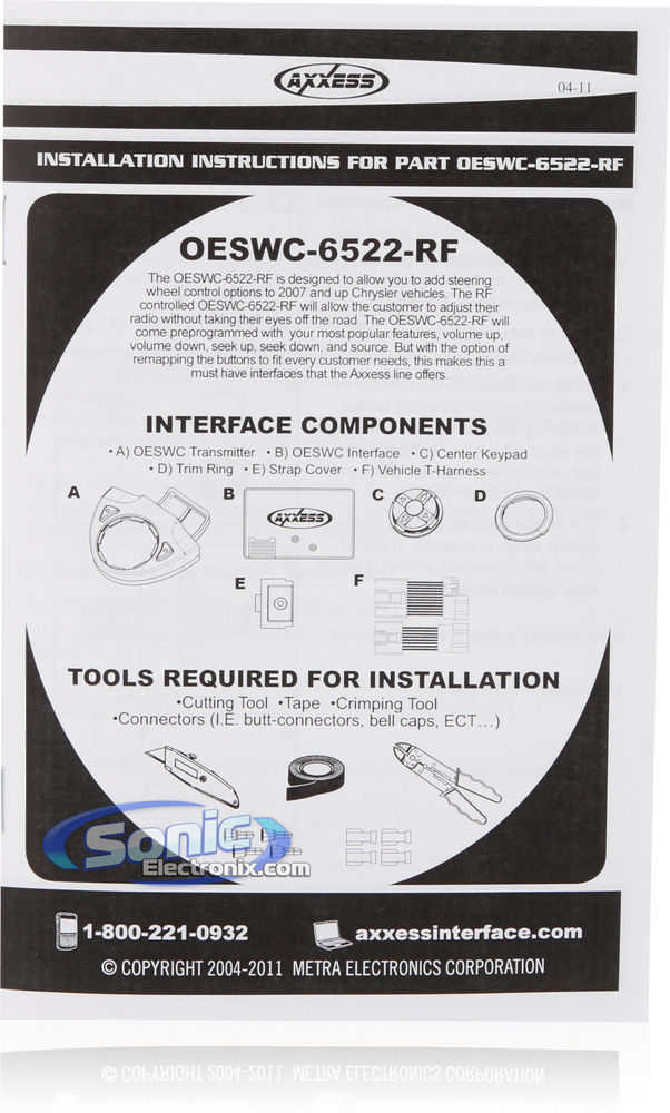 Axxess OESWC-6522-RF Image 8
