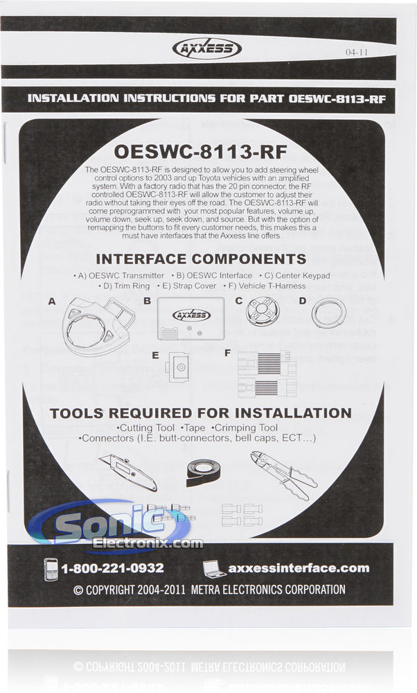Axxess OESWC-8113-RF Image 9