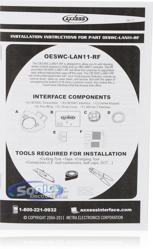 Axxess OESWC-LAN11-RF Image 8