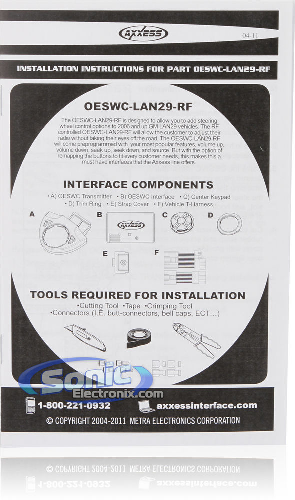 Axxess OESWC-LAN29-RF Image 9