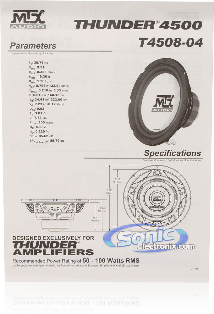 MTX Audio T4508-04 Image 6
