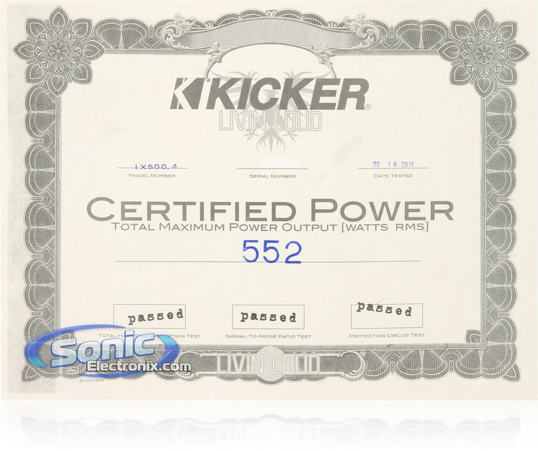 Kicker Amplifier and Speaker Bundle Image 6