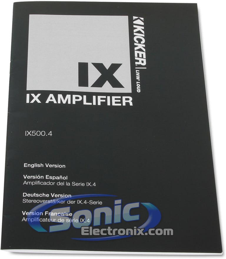 Kicker Amplifier and Speaker Bundle Image 7