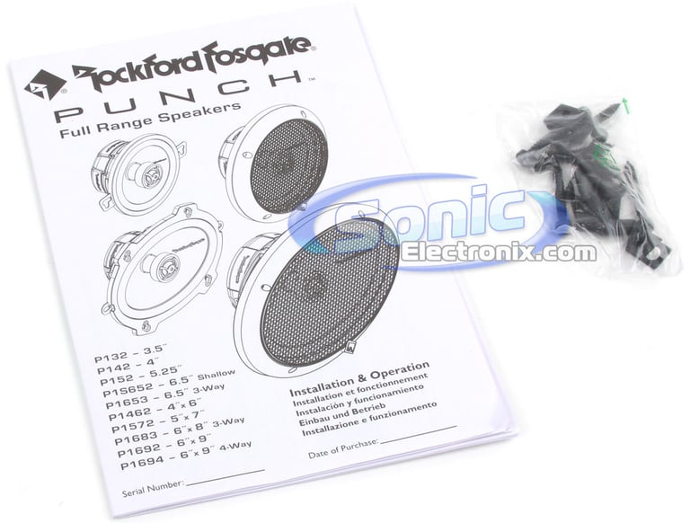 Rockford Fosgate Speakers + Renegade Amplifier Bundle Image 12