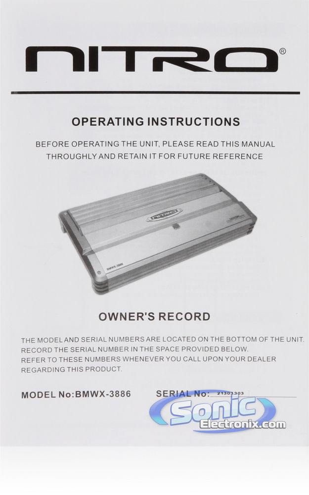 Nitro BMWX-3886 Image 8