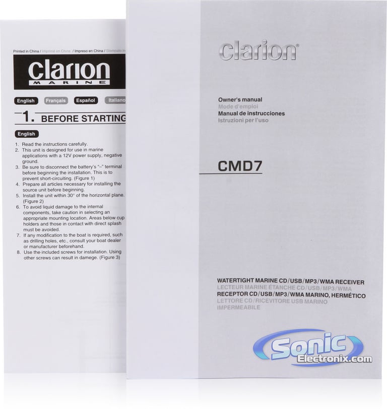 Clarion CMD7 Image 6