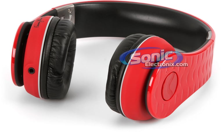 Fanny Wang FW-HEADPH-1003-R On-Ear Headphones (Red) Image 3