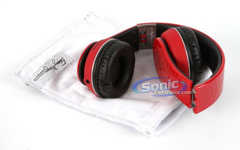 Fanny Wang FW-HEADPH-1003-R On-Ear Headphones (Red) Image 9
