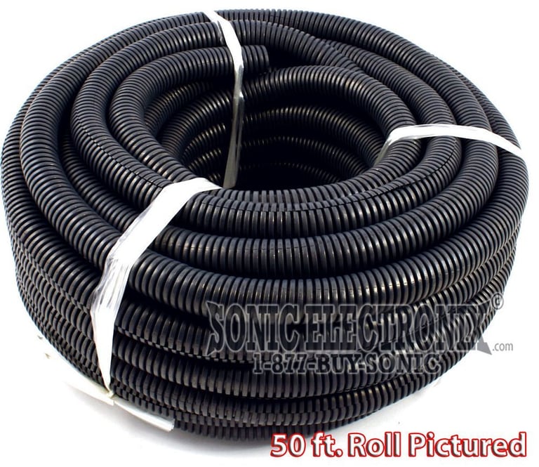 Split Loom Tubing 1/2" 100' Roll Image 1