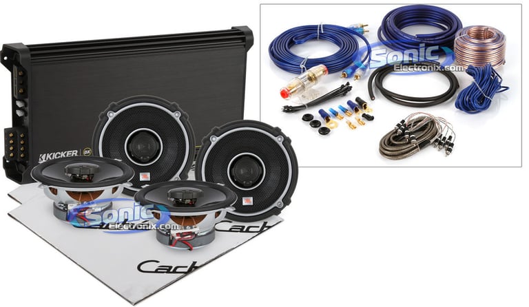 JBL Speakers + Kicker Amplifier Bundle Image 1