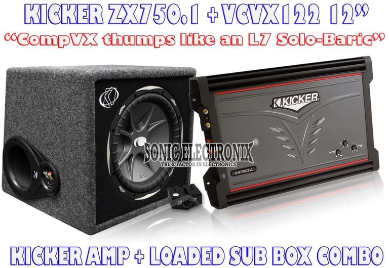 Kicker ZX750.1 + VCVX122 ( VCVX12 2 ohms ) Image 1