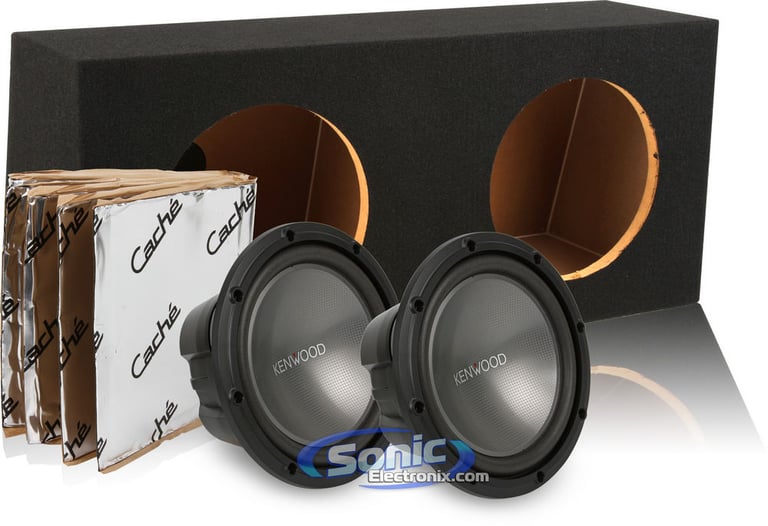 2000W KFC-W2512 + Enclosure + Dampening Bass Package Image 1